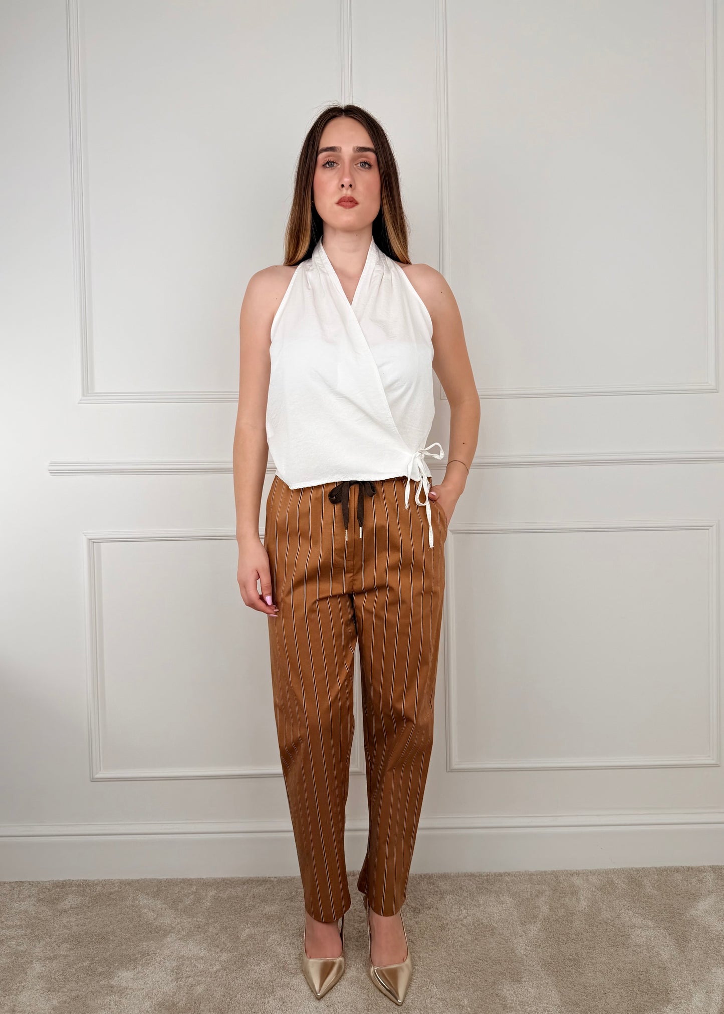 SP26227 - PANTALONE FANTASIA RIGHE