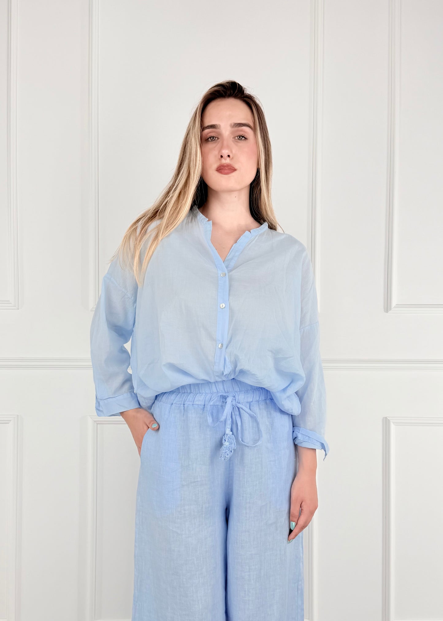 S26CL68 - S26CL68 TENSIONE IN CAMICIA IN MUSSOLA DI COTONE L