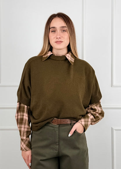 I93354 - I93354 BREND MAGLIA KIMONO MANICOTTI