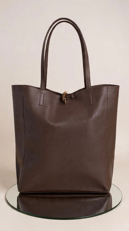 BRS450 SHOPPER BAG IN VERA PELLE