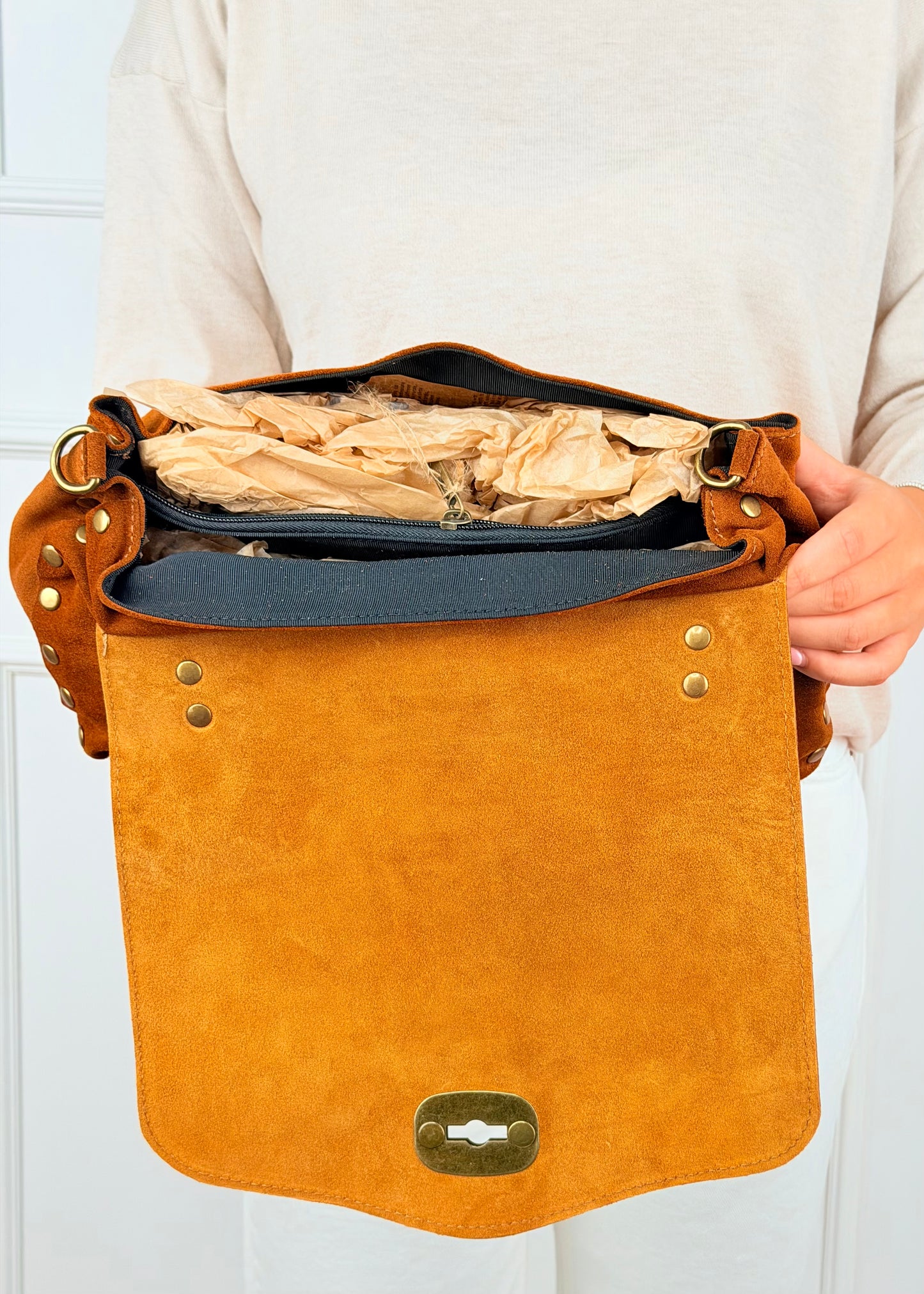 BRS. BORSA LAUREN - VERA PELLE SUEDE