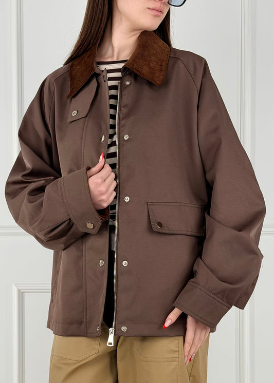 D259222 - BREND GIACCONE DETTAGLI IN VELLUTO