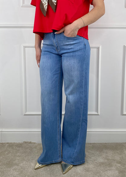 N121723 - BREND DENIM PALAZZO