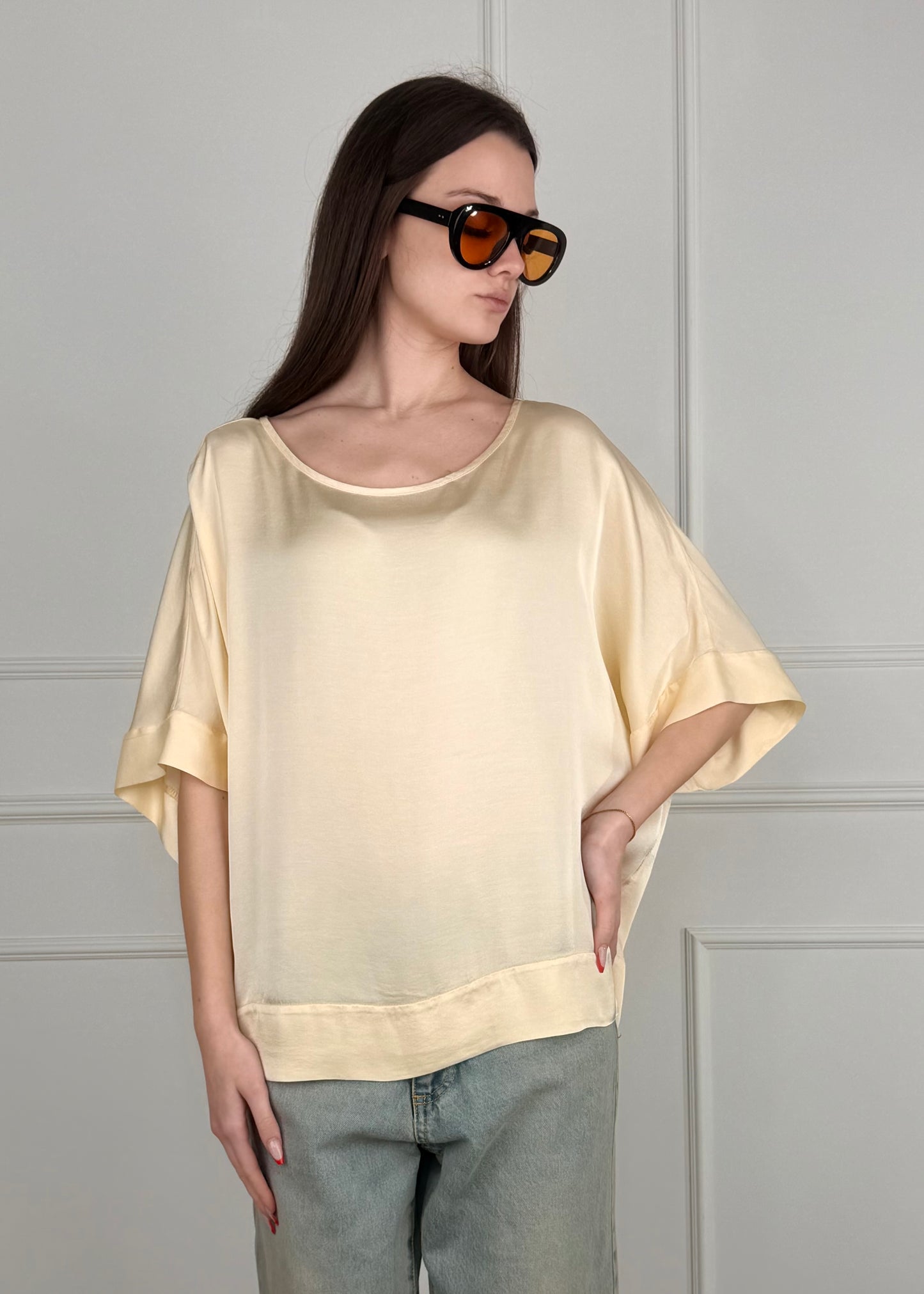 F5293B05QPE26 - TENSIONE IN BLUSA IN VISCOSA
