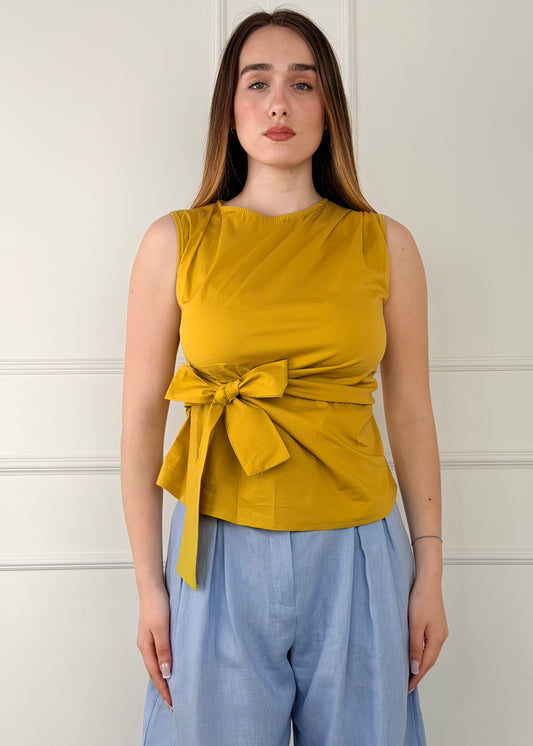 5819 - BLUSA CON FIOCCO LATERALE