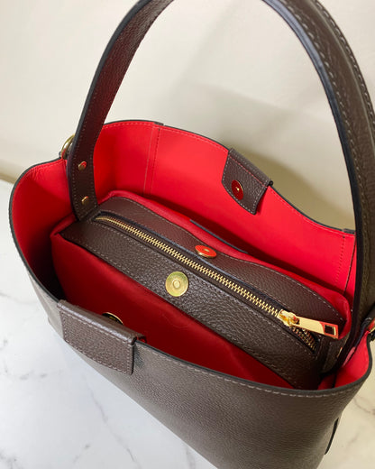 BRS458 BORSA VERA PELLE SMALL