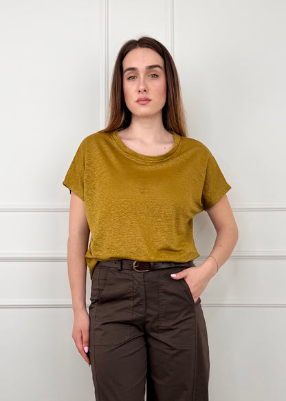 25169 - T-SHIRT VEDO NON VEDO PURO LINO