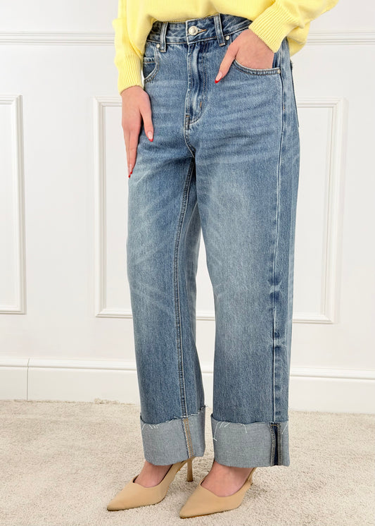 A455348 - BREND DENIM CON RISVOLTO