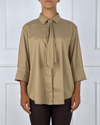 71025 - CAMICIA CON CRAVATTINO