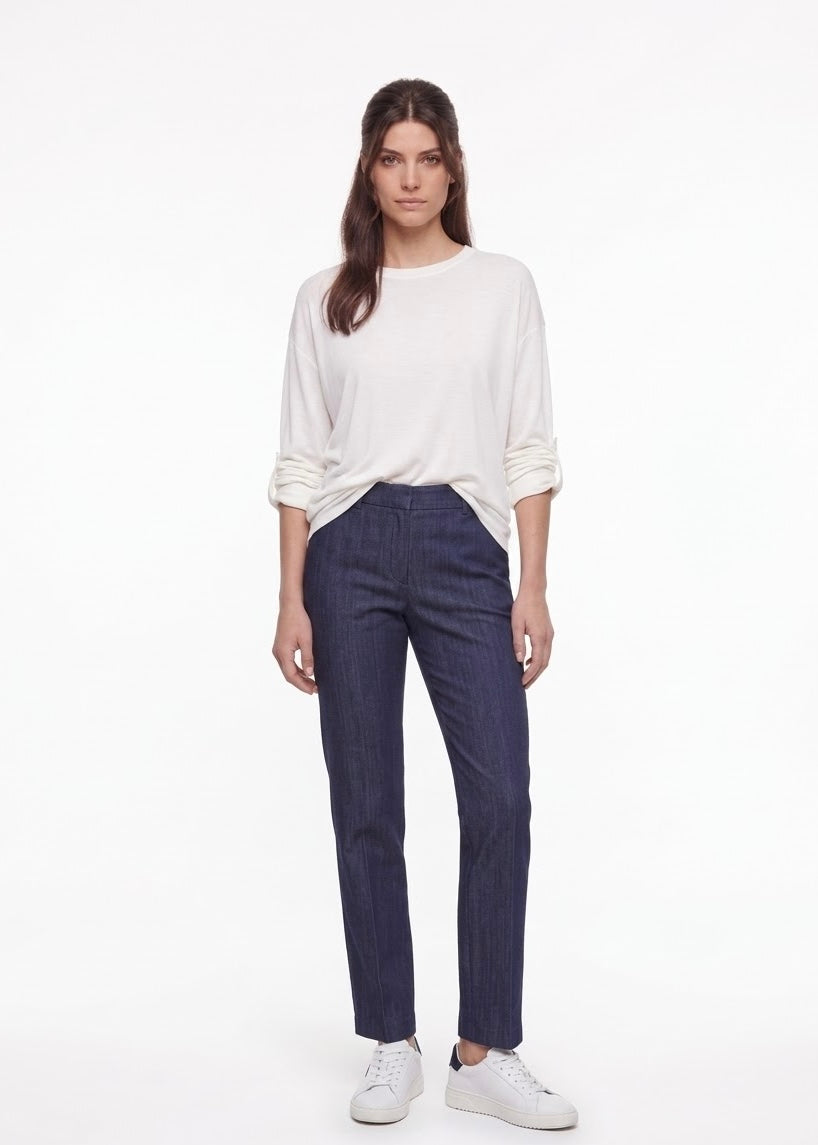 30087WF - GIORGIA&J PANTALONE SIGARETTA MANO DENIM