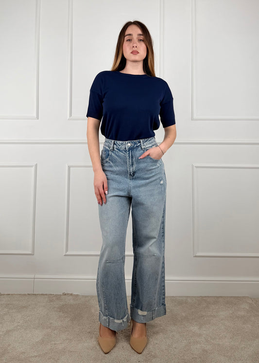 A455346 - BREND DENIM MOM FIT