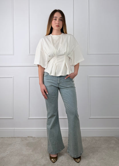 NYSASKY - TENSIONE IN DENIM SLIM FLARED
