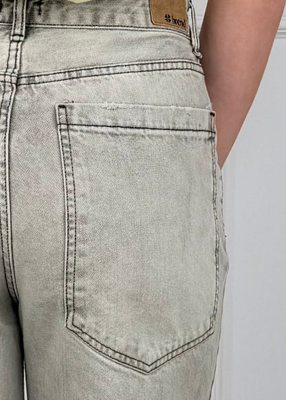 G781143 - BREND DENIM PALAZZO GRIGIO