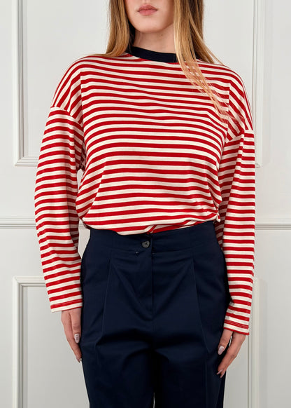 26M4116 - TENSIONE IN T-SHIRT FANTASIA RIGHE