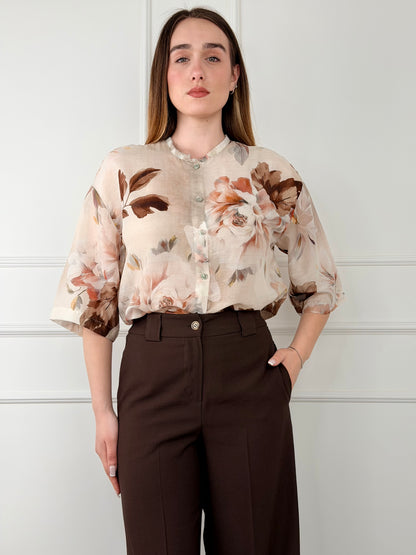 MC93242 - CAMICIA MISTO SETA E COTONE