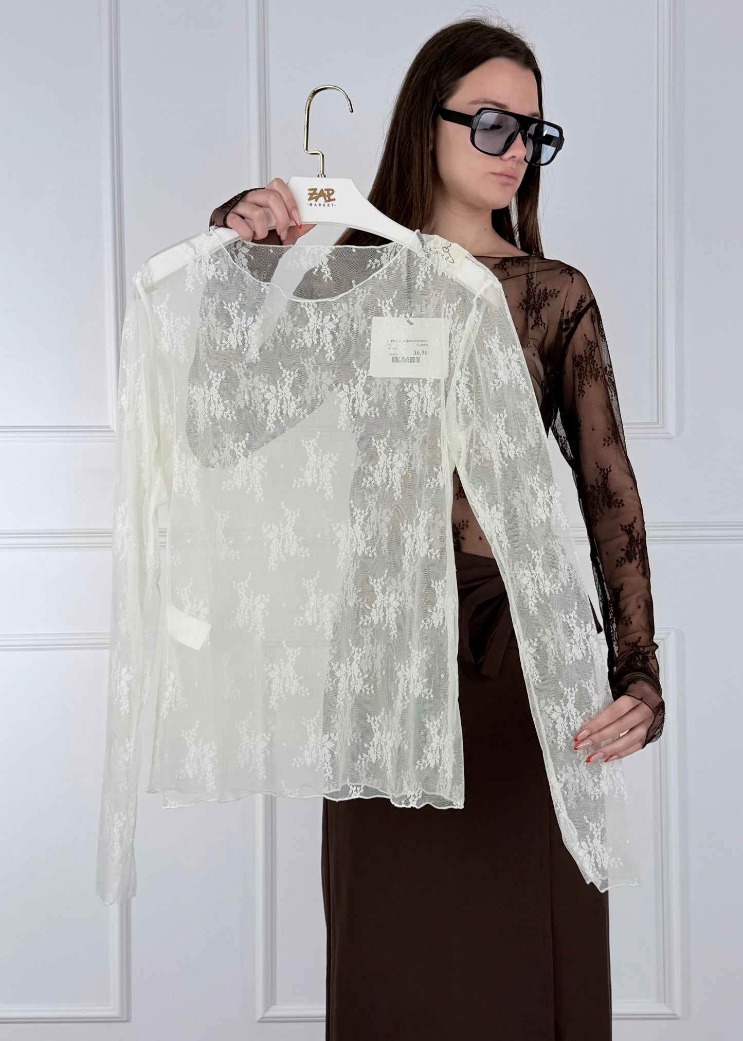 OG99980 - MY-D MAGLIA VELATA IN PIZZO