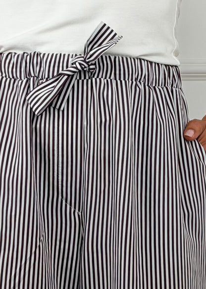 26P5290 - TENSIONE IN PANTALONE CARROT FATASIA RIGHE