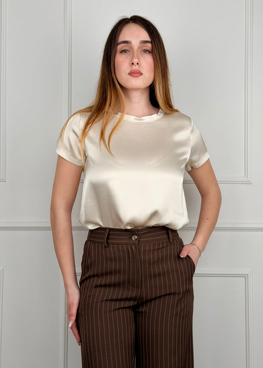 G51CELINE - G51CELINE BREND T-SHIRT IN VISCOSA
