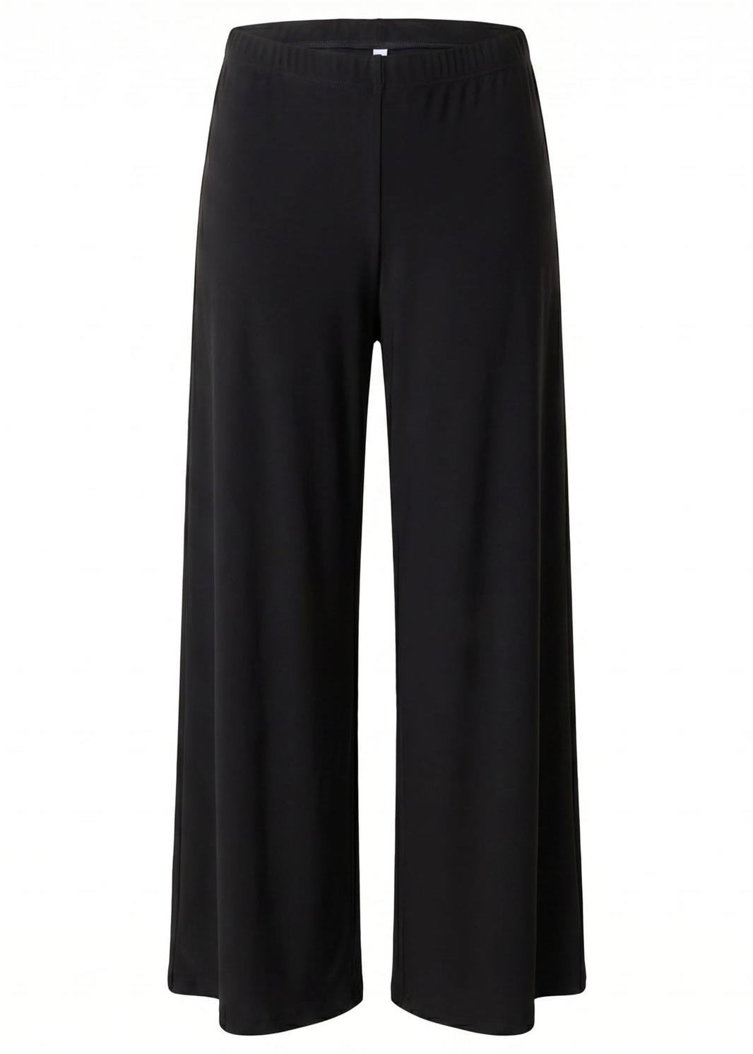 F63953 - BREND PANTALONE PALAZZO IN JERSEY DI VISCOSA