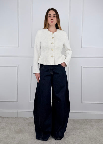 26B4446 - TENSIONE IN GIACCA BOUCLÈ AVVITATA