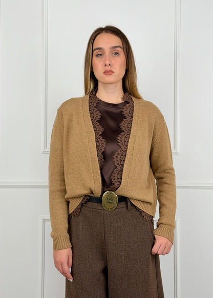 76205 - CARDIGAN CON PIZZO