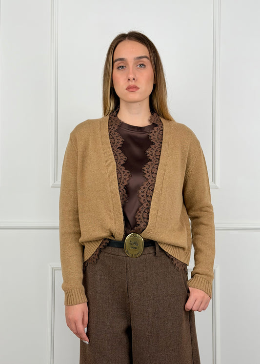 76205 - CARDIGAN CON PIZZO