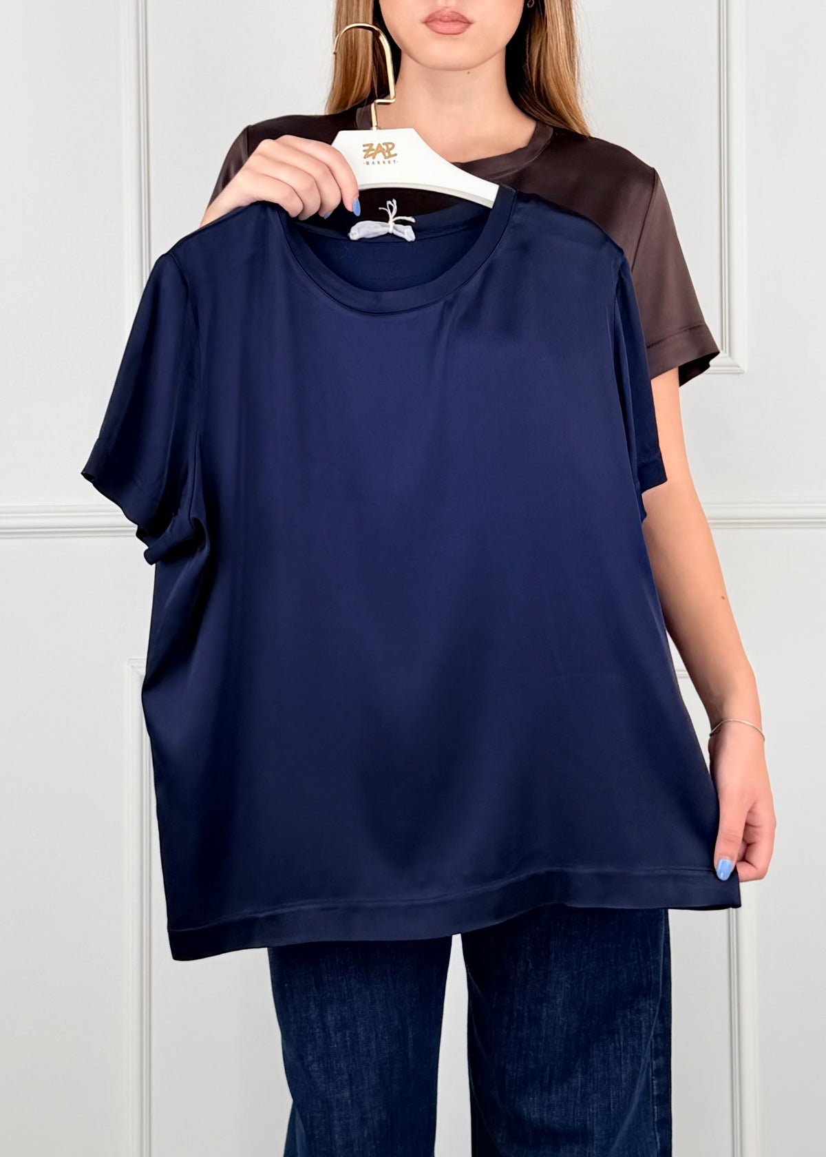 MR26122 - T-SHIRT MANICA CORTA IN VISCOSA
