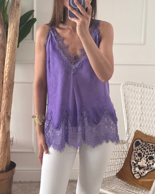 22355 TOP IN VISCOSA IN PIZZO