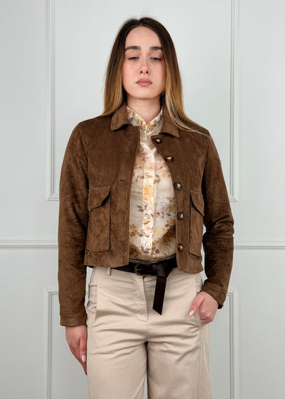 I9835 BREND GIACCA EFFETTO SUEDE
