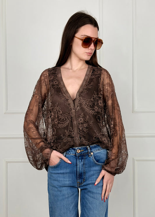 81549 - CARDIGAN IN MORBIDO PIZZO