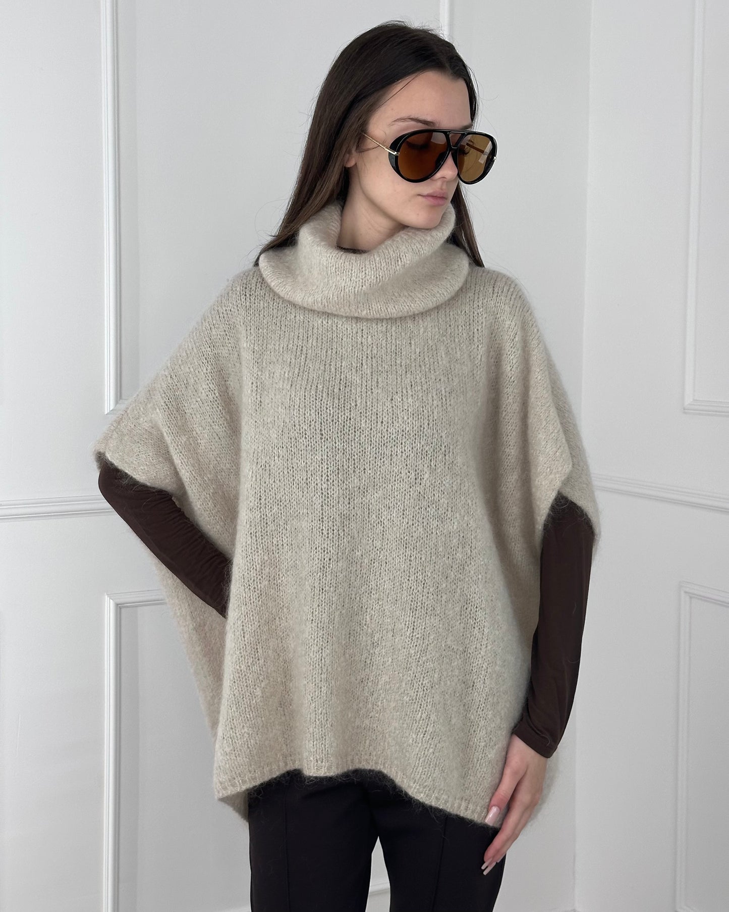 23100 - PULLOVER MISTO MOHAIR E LANA
