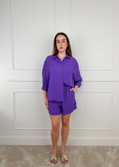 26C5369 - TENSIONE IN COMPLETO BERMUDA E CAMICIA
