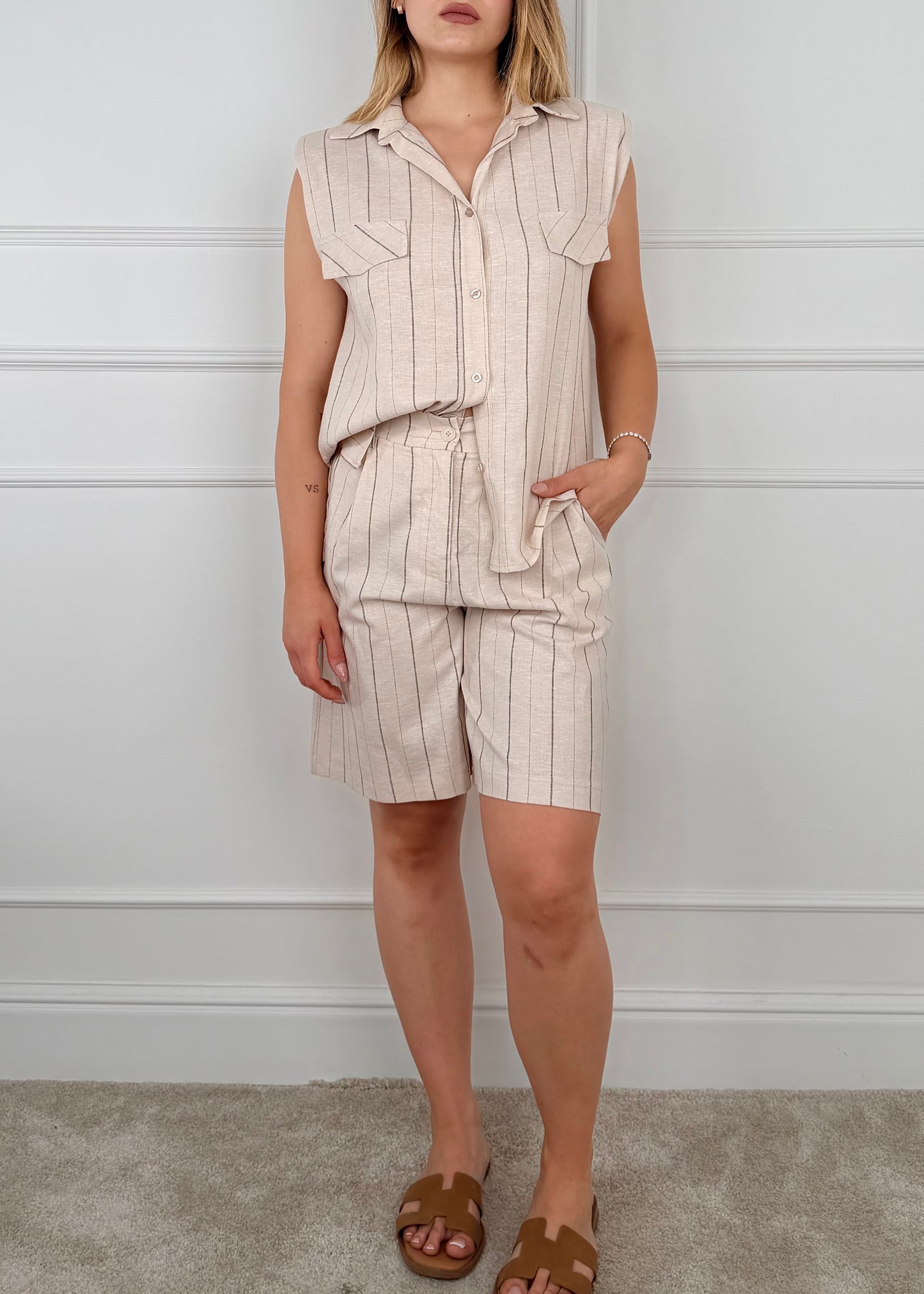 KC2660 - CAMICIA FANTASIA RIGHE