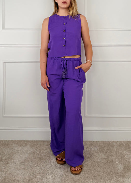 26C5366 - TENSIONE IN COMPLETO TOP E PANTALONE