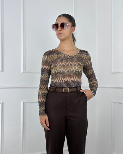 82750 - MAGLIA MISTO CASHMERE FANTASIA