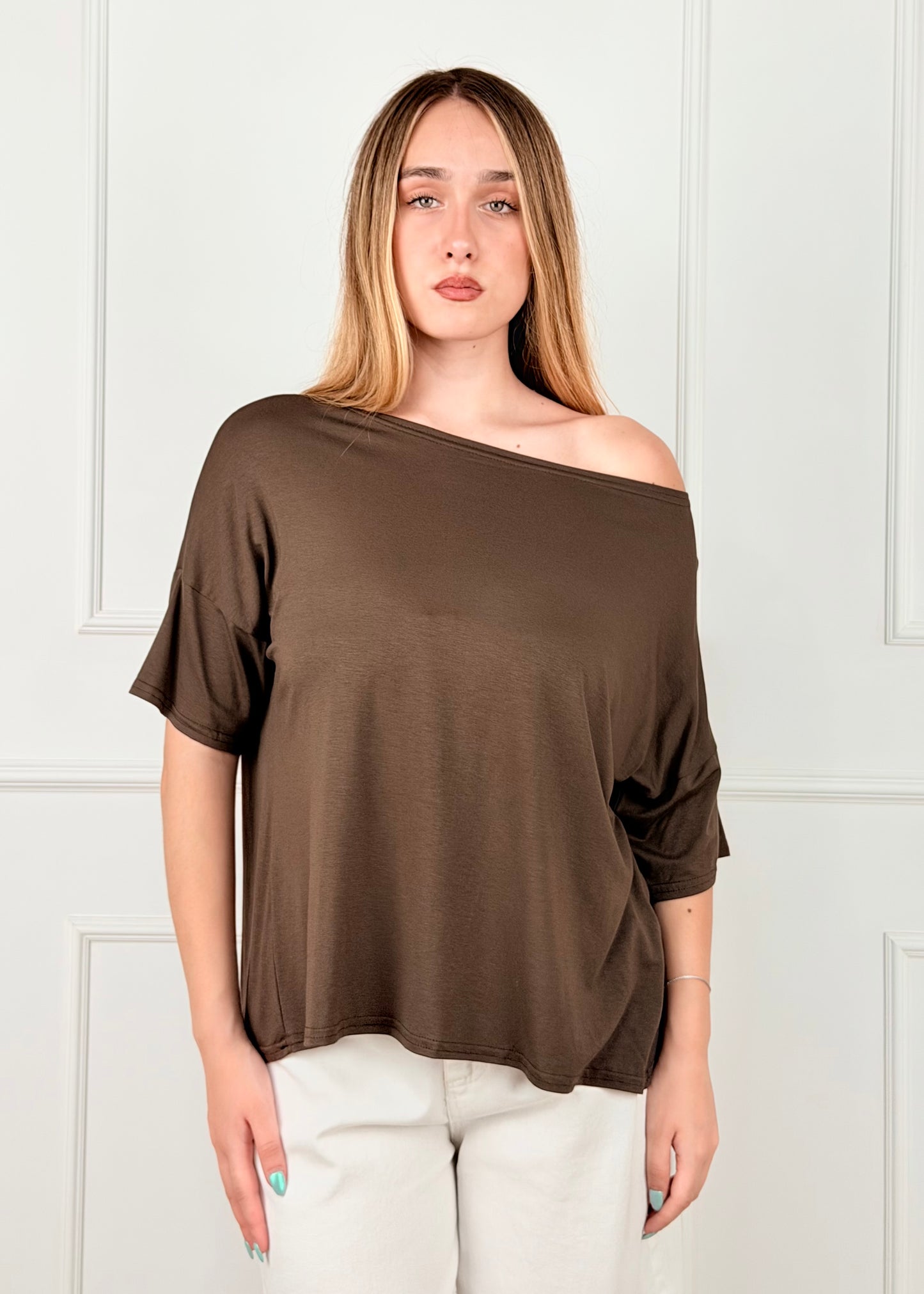 OG99924 - MY-D MAGLIA IN JERSEY DI VISCOSA