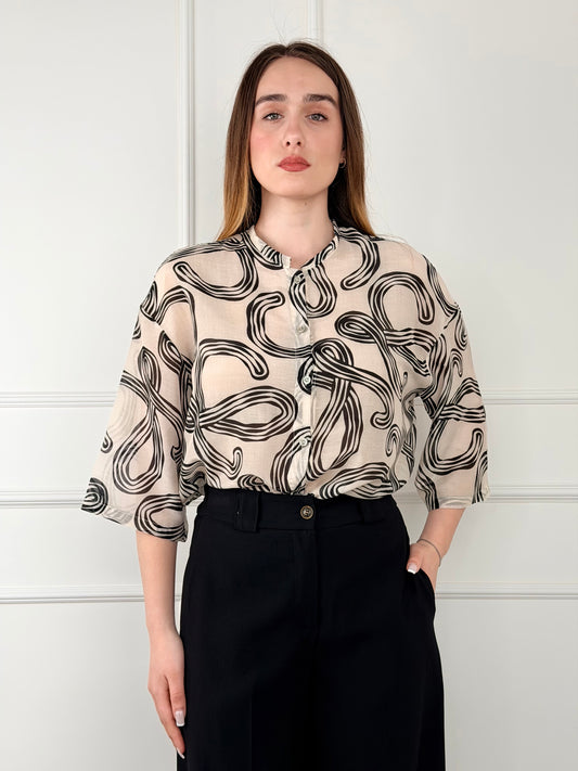 MC93242 - CAMICIA MISTO SETA E COTONE
