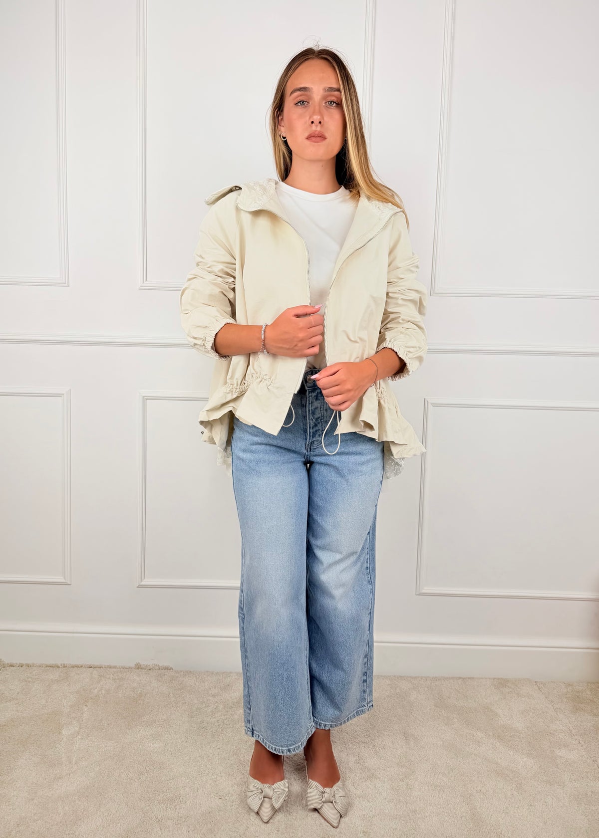 OG1185G - MY-D TRENCH CON PIZZO
