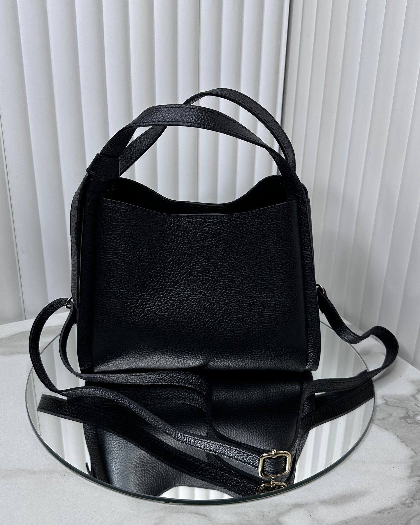 BRS156 - BORSA VERA PELLE