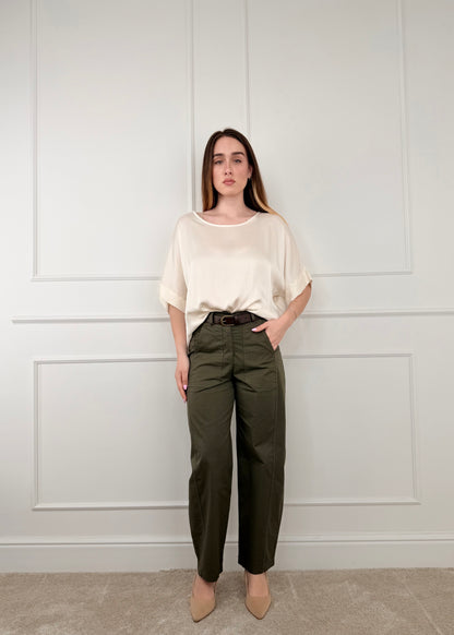 G434B05Q - TENSIONE IN BLUSA IN VISCOSA CON BOTTONI