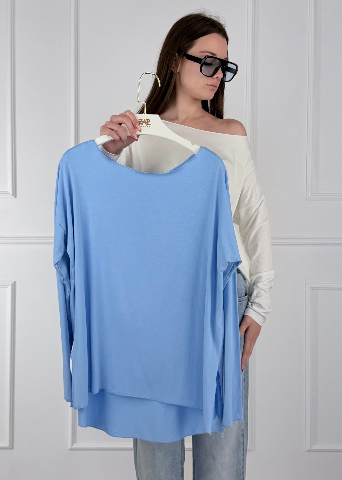 19583 - T-SHIRT IN VISCOSA