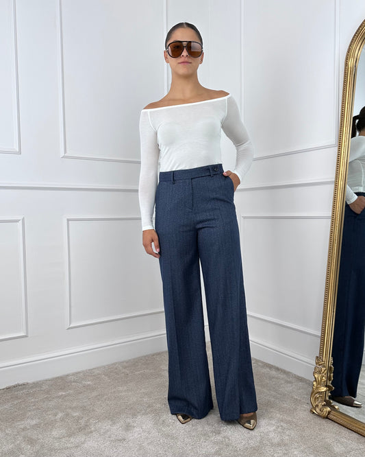 FDBY21885R23 - PANTALONE GESSATO