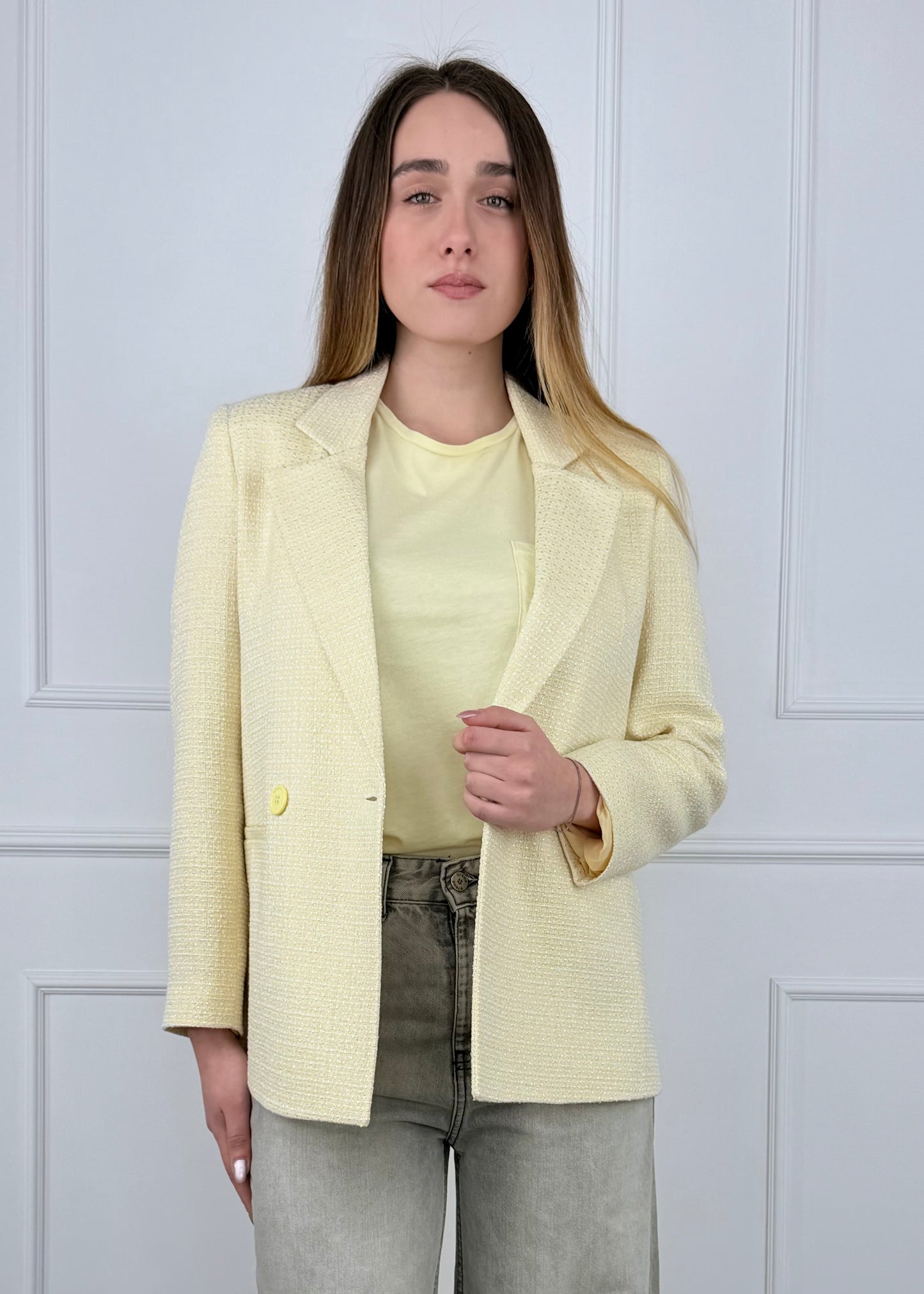 Y44021 - BREND GIACCA DOPPIOPETTO IN BOUCLE