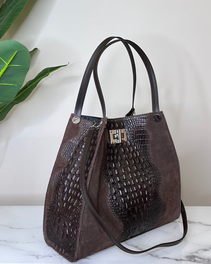 BRS48798 BORSA VERA PELLE