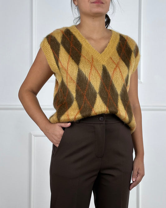 I92799 - GILET CON ROMBI
