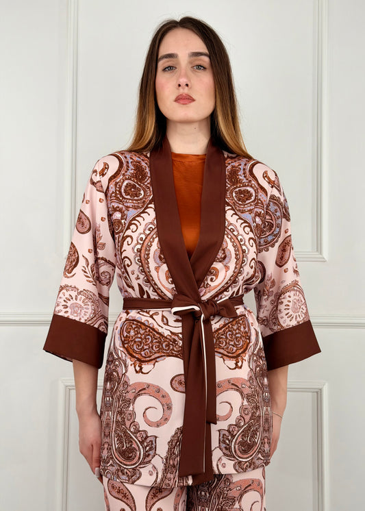 B3138 - BREND KIMONO FANTASIA PAISLEY