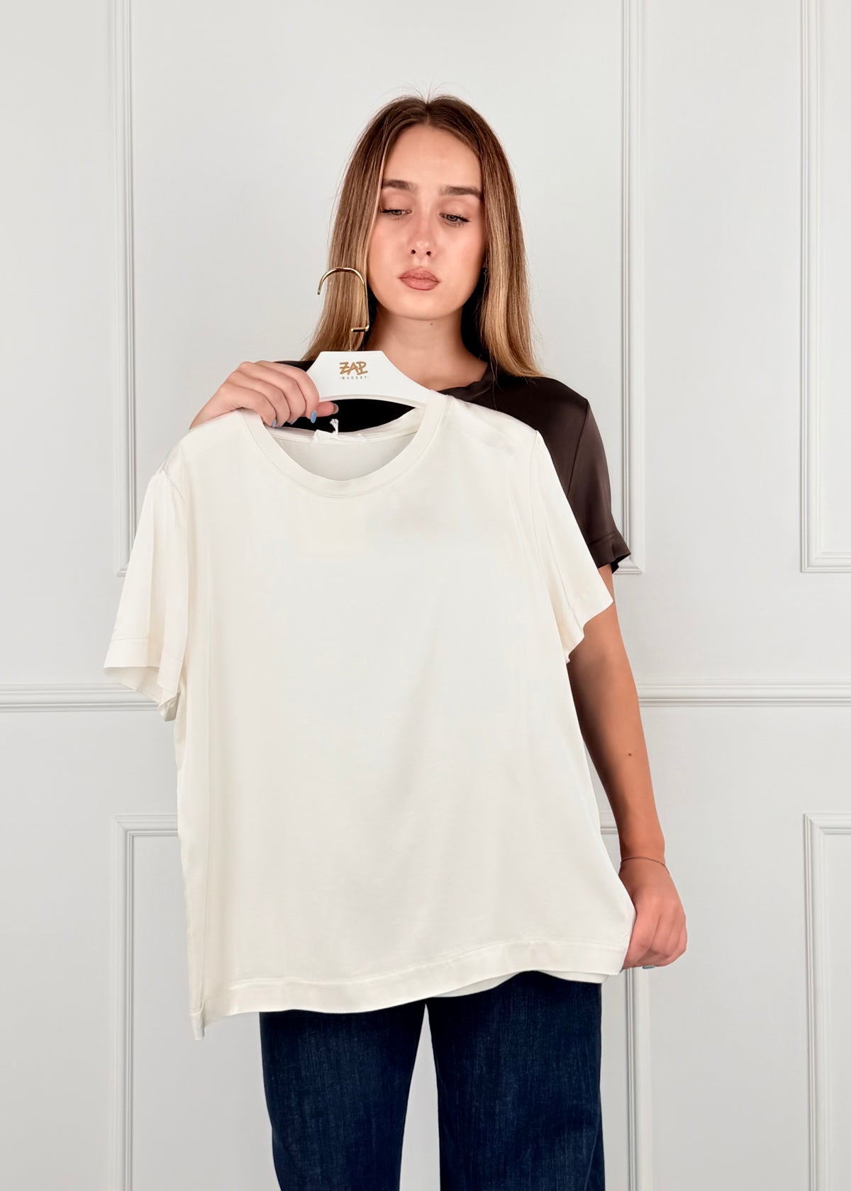 MR26122 - T-SHIRT MANICA CORTA IN VISCOSA