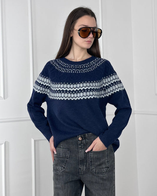 P1262 - MAGLIA MISTO LANA