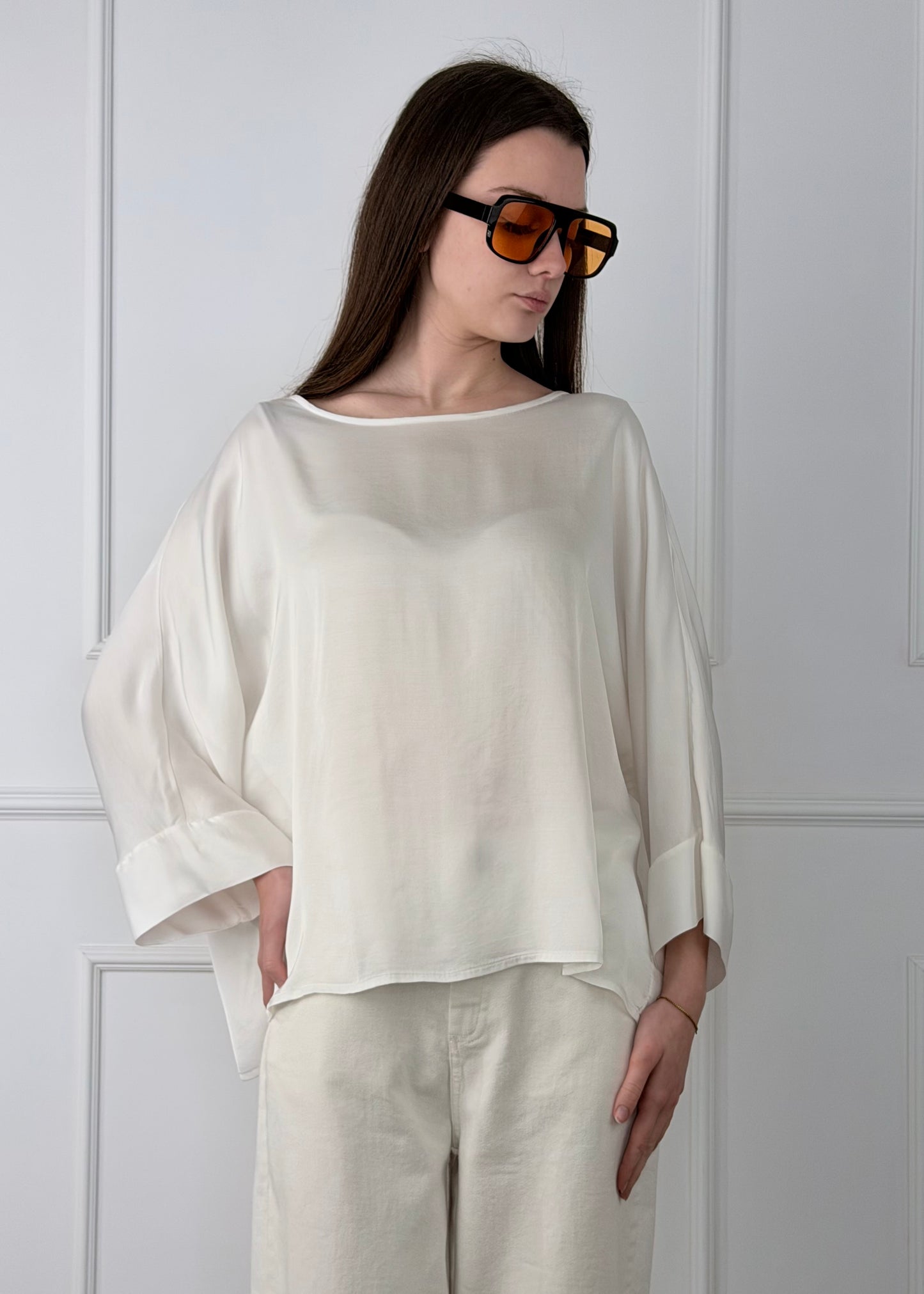 G293B05Q - TENSIONE IN BLUSA IN VISCOSA CON BOTTONI