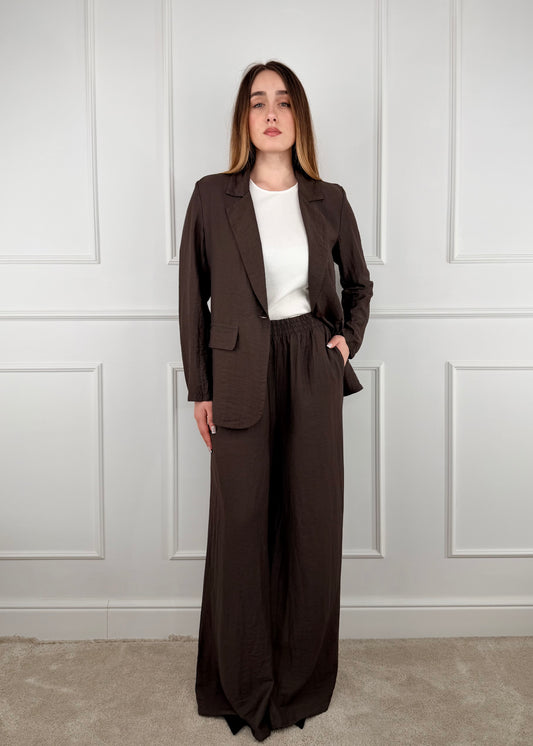 26300 - COMPLETO GIACCA E PANTALONE MISTO LINO